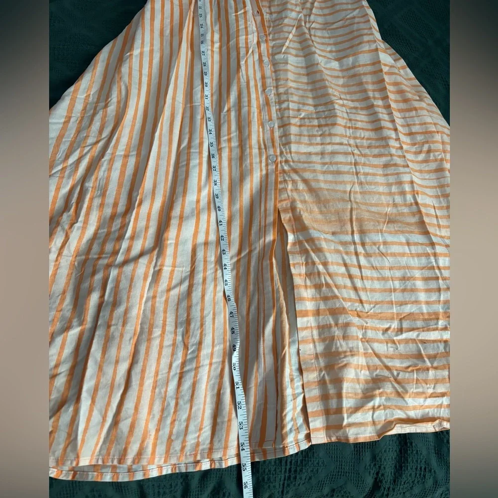 Orange Flutter Sleeve Maxi Sundress - Picture 9 of 9